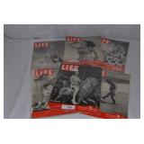 Large Selection of Vintage Life Magazines