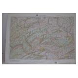 Hubbard Contoured Topographical Map of Williamspor
