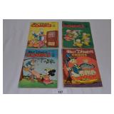 Selection of 4 KK Walt Disney Comic Books-#64,66,7