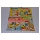 Selection of 4 Dell Walt Disney Comic Books-#91,93