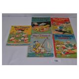 Selection of 5 Dell Walt Disney Comic Books-#104,1