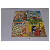 Selection of 4 KK Walt Disney Comic Books-#78,82,8