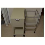 Pair of Rolling Folder Containers-1 is Metal Penda