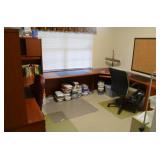 Large Wrap-Around OFS Wooden Desk-Please Check all