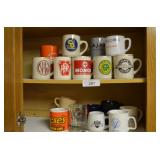 Large Selection of Coffee Mugs-Several Are Railroa