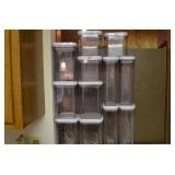 Large Selection of Matching Clear Canisters