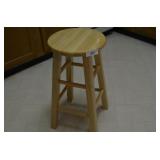 Wooden Stool-12" Diameter & 24" Tall