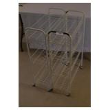 Pair of Wire Carrier Stands on Rollers-36" Tall