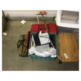 Tool Box w/Tools,Jumper Cables,Ice Scraper +