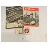 Selection of Petroliana Ads & Vintage Pack of Rege