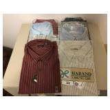 Selection of 8 Size 19 Mens Dress Shirts-Haband,Jo
