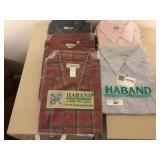 Selection of 5 Size 19 Mens Haband Shirts-Some Dre
