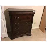 Wooden Cherry Orleans Chest 4-Drawer Dresser