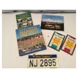 Selection of Books & License Plate Related to West