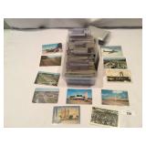 Huge Lot of Vintage Post Cards & Card Protecctors