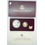 1988 PR 5 DOLLAR GOLD & SILVER DOLLAR