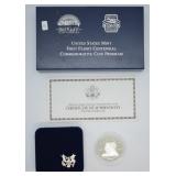 FIRST FLIGHT SILVER DOLLAR PROOF W BOX PAPERS