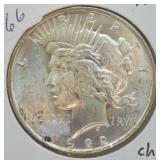 1922 PEACE DOLLAR CHOICE BU