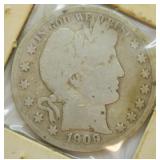 1909 S BARBER HALF DOLLAR G