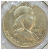 1955 D FRANKLIN GEM FBL