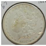 1882 MORGAN DOLLAR  XF