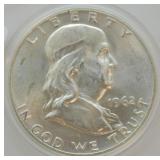 1962 D FRANKLIN HALF DOLLAR  GEM