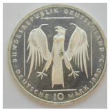 GERMAN PROOF SILVER 10 MARKS