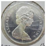 1965 CANADA SILVER DOLLAR CHOICE BU