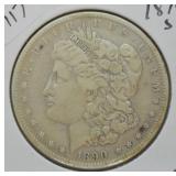 1890 S MORGAN DOLLAR  VG