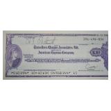 VINTAGE 10 POUND AMAX TRAVELLERS CHECK   GEM