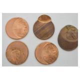 5 ERROR COINS