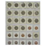 SILVER WARTIME NICKELS AND OLD CENTS