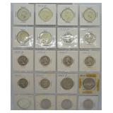 SILVER COINS IN SHEET