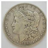 1885 O MORGAN SILVER DOLLAR