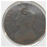 GREAT BRITIAN 1736 LARGE CENT  G