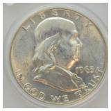 1963 D FRANKLIN HALF  GEM