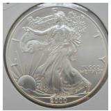 2000 SILVER EAGLE GEM