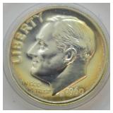 1960 Silver Roosevelt Dime