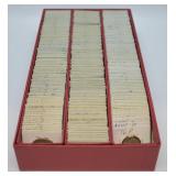 LARGE BOX OF CARDED COINS