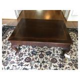 Banded Flamed Mahogany Chippendale table