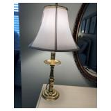Brass table lamp 23"T