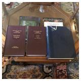 3pcs selection of Leather bound law books