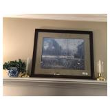 4pcs Duck print, candles and décor