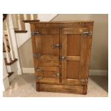 Antique Chesnut Ice Box fully restored