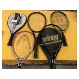 Misc selection of Tennis Rackets & Racket ball