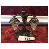 Godinger hanging grapes glass salt & pepper