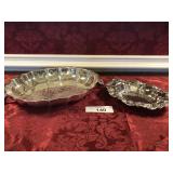 (3) Silverplate dishes