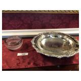 (2) Silverplate serving items