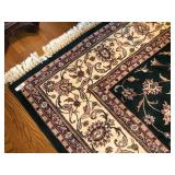 Large hand woven area carpet