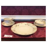 (10) Antique Eggshell Nautilus USA dinnerware